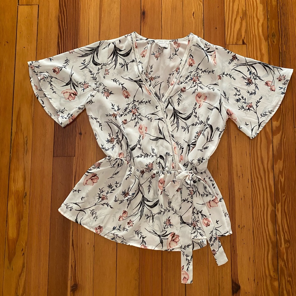 Sienna Sky wrap top